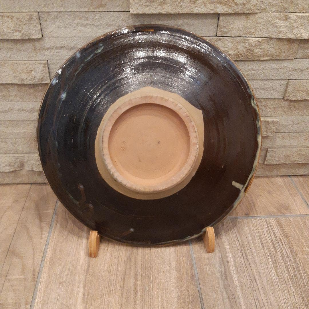 小鹿田焼 刷毛目 大皿 30cm高さ5.5cm 小鹿田焼 - 5寸